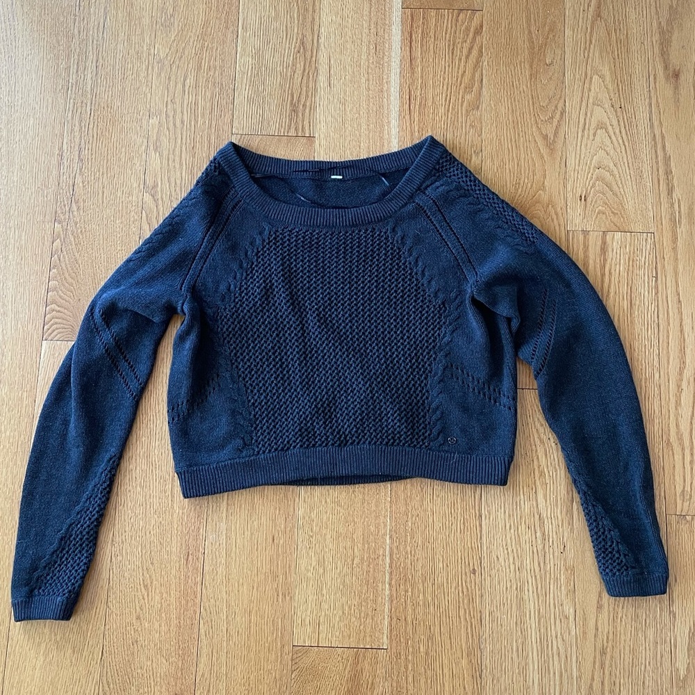 Lulu Lemon off the shoulder sweater